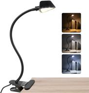 🔦 vekkia clip on light: color changeable reading lamp with adjustable brightness logo