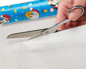 img 1 attached to 🎁 Подарочная бумага «Рождество в сетку» с дизайном Микки Мауса (3 упаковки, 105 кв. футов) от Американских приветствий