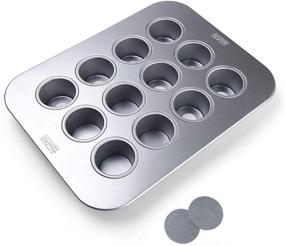 img 2 attached to 🍥 Set of 6 Chicago Metallic Replacement Discs - Mini Cheesecake Pan, 3-Inch Size