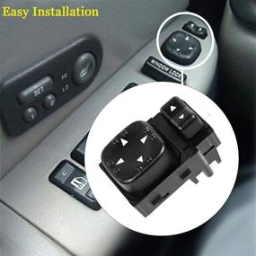 img 1 attached to 🔌 Замена выключателя зеркала заднего вида для Chevy Silverado GMC Sierra 2000-2002, Заменить# 15045085, 19259975 - 901124