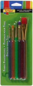 img 1 attached to Get Creative with Scribbles Assorted Fabric Paint Brushes 5pk!