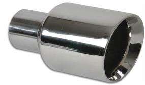 img 1 attached to 🚗 Enhance Your Ride with the Vibrant (1226) 3.5" Round Stainless Steel Exhaust Tip