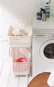 img 2 attached to Versatile and Spacious Like-It SCB-7 Basket: 37L Capacity in Elegant White