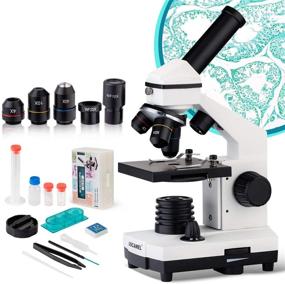 img 4 attached to 250X-2000X Powerful Biological Children's Microscope Set for Kids, Students, 🔬 and Adults - Ideal for School, Home, Laboratory, and Scientific Research Education