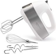 🥧 keenstone electric hand mixer - 5 speed kitchen handheld mixer set with 5 stainless steel accessories for cream and cake making логотип