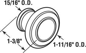 img 1 attached to Optimized for SEO: Slide-Co 164516 Bi-Fold Closet Door Knob