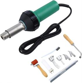 img 4 attached to 🔥 KOSIEJINN 1600W Plastic Welder Heat Gun Plastic Welding Gun Torch Plastic Welder Kit TPO/PVC Vinyl Rod Welding Set, Welding Pistol with Speed Nozzle & Pressure Roller, Hot Gas Pistol Tool