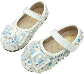 img 4 attached to YWPENGCAI Girls Sequin Toddler Little