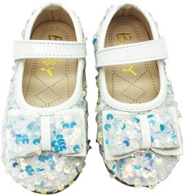 img 1 attached to YWPENGCAI Girls Sequin Toddler Little