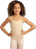 👗 capezio girls team basic camisole leotard - affordable comfort and style! logo