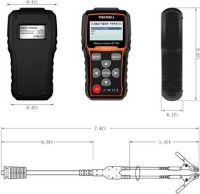 img 3 attached to 🚗 FOXWELL BT705 12V 24V Car Battery Tester: Comprehensive Automotive Battery Load Tester for Vehicles and Heavy Duty Trucks