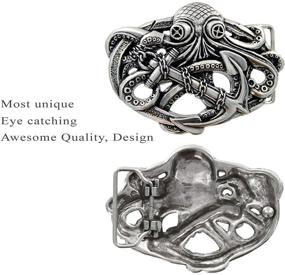 img 3 attached to One-of-a-Kind Genuinely Smiling Leather Men's Accessory with Distinctive Buckle Design