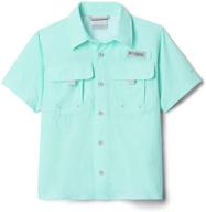 👕 columbia youth boys bahama short sleeve shirt: the perfect blend of style and comfort logo