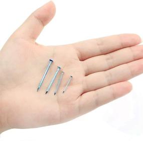 img 1 attached to 🔨 HongWay 250pcs Picture Hanging Nails: Complete Hardware Nails Assortment Kit for General Use