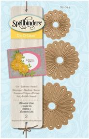 img 1 attached to 🌸 Enhance Your Craft with Spellbinders S2-044 Die D-Lites Blooms One Etched/Wafer Thin Dies