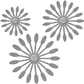 img 3 attached to 🌸 Enhance Your Craft with Spellbinders S2-044 Die D-Lites Blooms One Etched/Wafer Thin Dies