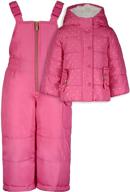 cute and cozy: carter's girls' heavyweight 2-piece skisuit snowsuit for ultimate snowy adventures! logo