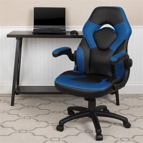 img 3 attached to Flash Furniture Ergonomic Reclining Slide Out Furniture for Home Office Furniture