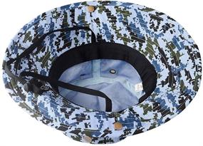 img 3 attached to 🐠 Fishman Drawstring Boys' Accessories with Bucket Camouflage Protection