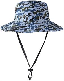 img 2 attached to 🐠 Fishman Drawstring Boys' Accessories with Bucket Camouflage Protection