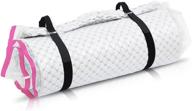 vacuum storage bag for king/cal king foam latex mattress – ideal for moving, storage, and shipping | includes 2 straps | fits 6-inch mattresses logo
