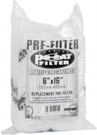 🔍 phat igspf166pf, 6x16 pre-filter, 6x16 silver inch logo