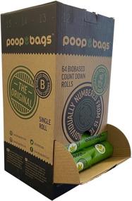 img 3 attached to 🐾 Countdown Rolls: Individually Numbered USDA Biobased Pet Waste Bags by The Original Poop Bags