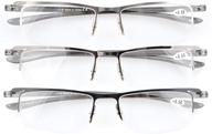 cessblu reading half rim lightweight eyeglasses logo