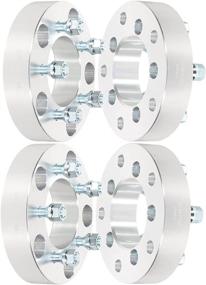 img 4 attached to SCITOO 4X 1.5 inch Wheel Spacers Adapters 5x5.5 to 5x4.5 5x139.7mm to 5x114.3mm Compatible with F-100 E-100 Econoline for Dodge Ramcharger with 1/2 inch Studs
