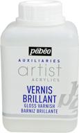 pebeo acrylics auxiliaries varnish 500 миллилитров логотип