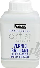 img 1 attached to Pebeo Acrylics Auxiliaries Varnish 500 Milliliter