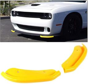 img 4 attached to Front Bumper Lip Splitter Protector Replacement For 2015-2021 Dodge Challenger SRT Hellcat