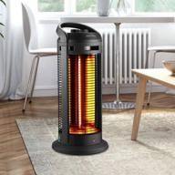 🔥 hyd-parts 1500w electric infrared tower heater: portable & oscillating indoor/outdoor stove heater for bedroom, office, and more logo