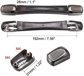 img 1 attached to Uxcell Luggage Handle Replacement Suitcase Exterior Accessories and Towing Products & Winches