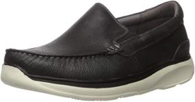 img 4 attached to 👞 Propet Men's Otis Moccasin Black Slip-On Loafers