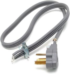 img 2 attached to 🔌 High-Quality Grey Whirlpool PT220L Electric Dryer Power Cord: Reliable and Efficient