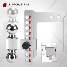 img 3 attached to YITAMOTOR Adjustable Trailer Receiver 16 Inch