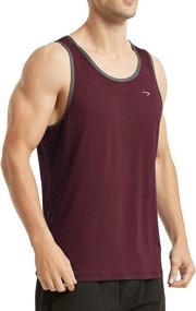 img 3 attached to High-Performance Quick Dry Tank Tops: Ideal for Fitness, Gym, and Beach Activities for Men