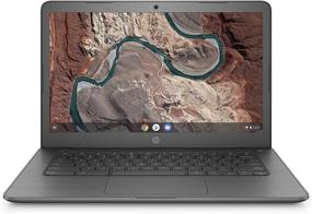img 4 attached to 💻 Обновленный ноутбук HP Chromebook с диагональю 14 дюймов и поворотом на 180 градусов, процессором AMD Dual-Core A4-9120, 4 ГБ SDRAM, 32 ГБ накопителем eMMC, операционной системой Chrome OS - серый цвет меловой доски