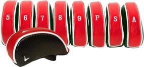 img 2 attached to 🏌️ High-Quality 9-Pack Standard Callaway Golf Iron Covers for Optimum Club Protection