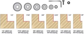 img 1 attached to Amana Tool Complete Replacement Multi Rabbet: Enhanced Versatility for Precision Woodworking