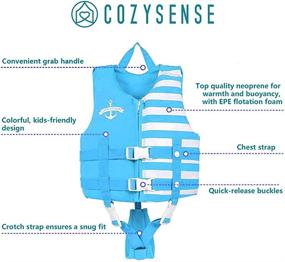 img 1 attached to COZYSENSE Floaties Toddlers Floation Adjustable Sports & Fitness in Water Sports