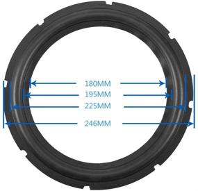 img 2 attached to Перфорированные аксессуары и запасные части для замены ободка динамика и сабвуфера