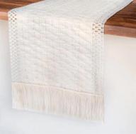 🏡 enhance your farmhouse décor with this premium macrame table runner логотип