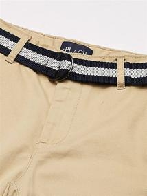 img 3 attached to Stylish Boys' Clothing: Childrens Place 👦 Belted Chino Shorts for Comfortable & Trendy Shorts