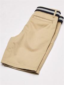 img 1 attached to Stylish Boys' Clothing: Childrens Place 👦 Belted Chino Shorts for Comfortable & Trendy Shorts