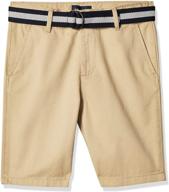 stylish boys' clothing: childrens place 👦 belted chino shorts for comfortable & trendy shorts logo