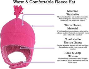 img 2 attached to 🌸 Fuchsia Girls' Cold Weather Accessories by NIce Caps: A Cozy Corner for Little Ones