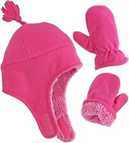 img 3 attached to 🌸 Fuchsia Girls' Cold Weather Accessories by NIce Caps: A Cozy Corner for Little Ones