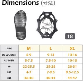 img 3 attached to TRIWONDER Traction Противоскользящая нержавеющая сталь Альпинизм